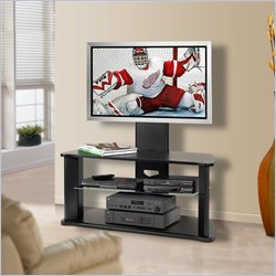 Nexera Aztek Black Wood Plasma/LCD TV Stand
