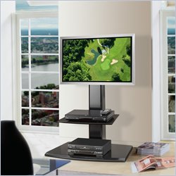 Nexera Symphony Black Wood Plasma/LCD TV Stand