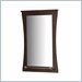 Nexera Pablo Mirror and Decorative Shelf in Rich Dark Espresso