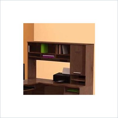 Nexera Aero Lite Reversible Hutch in Truffle