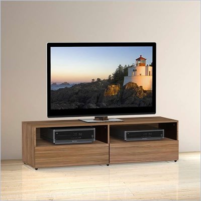 Nexera Alizee 60" TV Stand in Walnut