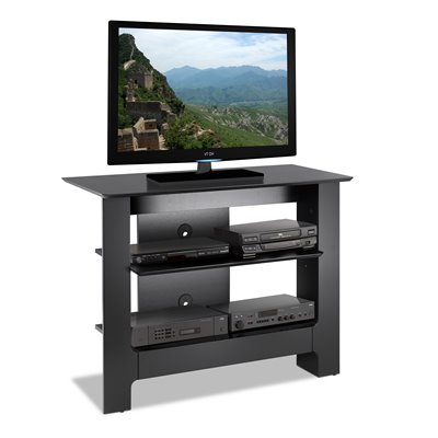 Black Plasma Stand on Nexera Alpine 40  Black Plasma Lcd Tv Stand   100206