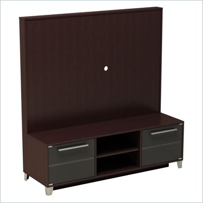 Nexera Brooklyn Espresso Wood Plasma/LCD TV Console and Support Panel