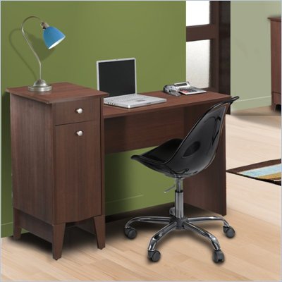 Nexera Capri Vanity / Student Desk in Moka