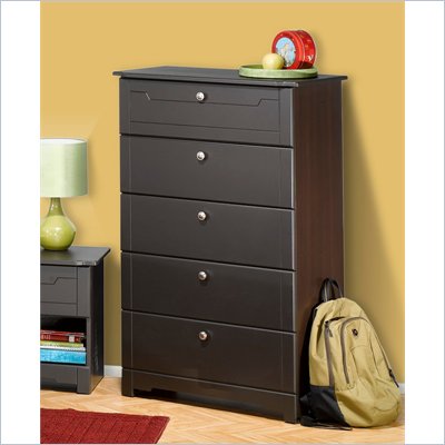 Nexera Dixon 5 Drawer Chest in Espresso