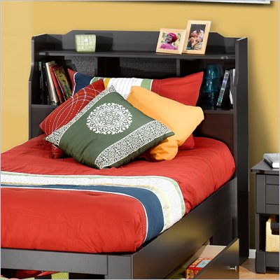 Nexera Dixon Twin Bookcase Headboard in Espresso