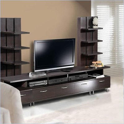 Nexera Eclipse 3 Piece Entertainment Center in Espresso
