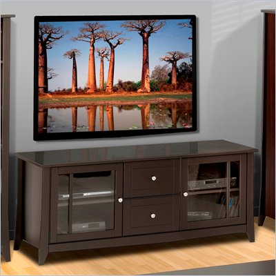 Nexera Elegance 58" TV Stand in Espresso