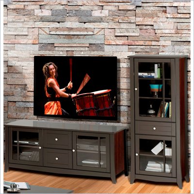 Nexera Elegance 2-Piece 58" Entertainment Package in Espresso