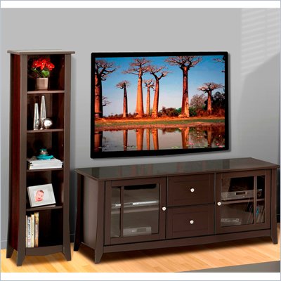 Nexera Elegance 2-Piece 58" Entertainment Package in Espresso
