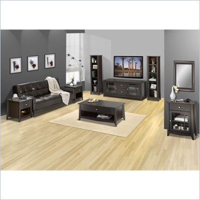 Nexera Elegance 7-Piece 58" Entertainment Set in Espresso