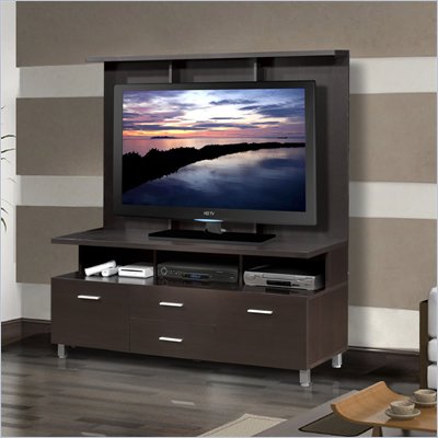 Nexera Element 56" TV Stand with Hutch in Espresso
