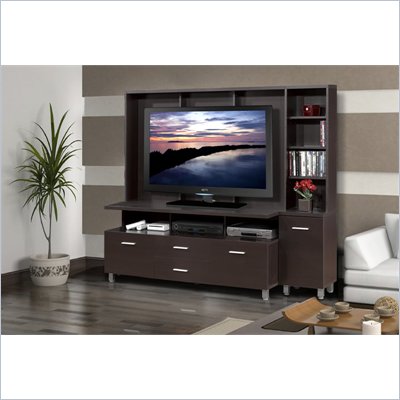 Nexera Element 56" TV Stand with Audio Tower in Espresso