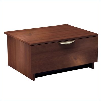 Nexera Nocce 1 Drawer Nightstand in Truffle Finish