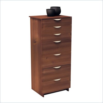 Nexera Nocce 7 Drawer Lingerie Chest in Truffle Finish