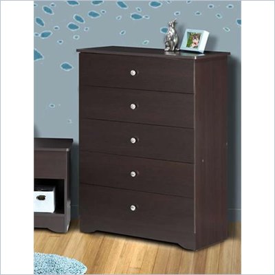 Nexera Pocono 5 Drawer Chest in Espresso