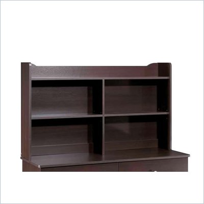 Nexera Pocono Bookcase Hutch in Espresso