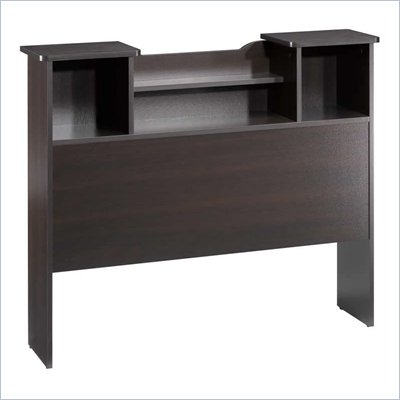 Nexera Pocono Twin Bookcase Headboard in Espresso
