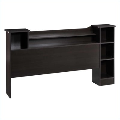 Nexera Pocono Full Bookcase Headboard in Espresso