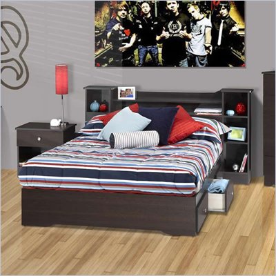 Nexera Pocono Full Storage Bed in Espresso