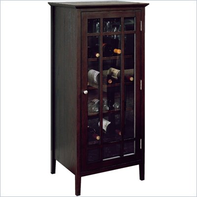 Nexera Toscana 20 Bottle Wine Cabinet in Wenge Finish