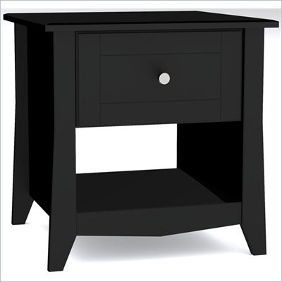 Nexera Tuxedo End Table in Black