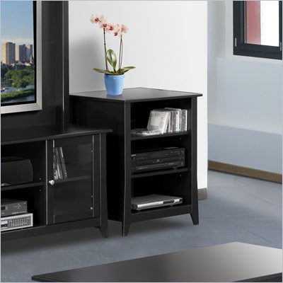 Nexera Tuxedo Stereo Cabinet in Black