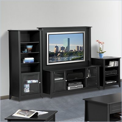 Nexera Tuxedo 3-Piece Entertainment Package in Black