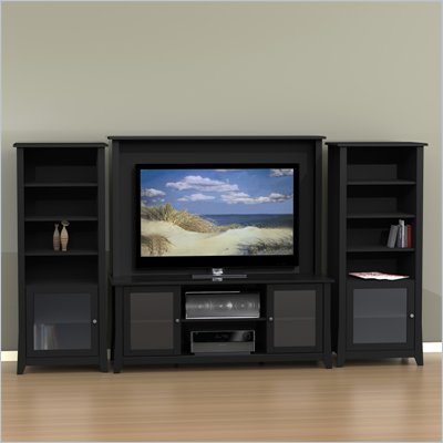 Nexera Tuxedo 4-Piece Entertainment Package in Black