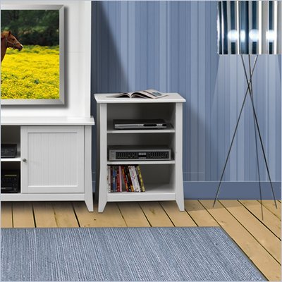 Nexera Vice Versa Stereo Cabinet in White