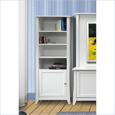 Nexera Vice Versa Curio Cabinet in White