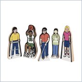 Guidecraft Wooden Special Needs Children (Set of 5)