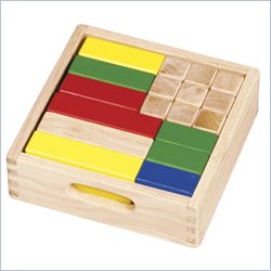 Guidecraft Hardwood Mini Unit Blocks, Set 2
