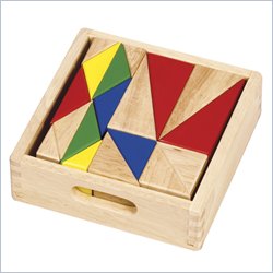 Guidecraft Hardwood Mini Unit Blocks, Set 5