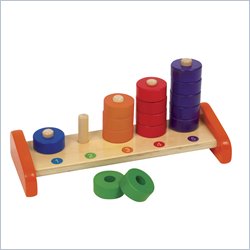 Guidecraft Wooden Non-Toxic Paints Count and Sort