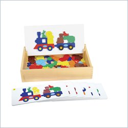 Guidecraft Wooden Animal Train Sort and Match