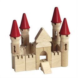 Guidecraft Hardwood Table Top Castle Blocks