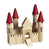 Guidecraft Hardwood Table Top Castle Blocks