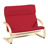Guidecraft Birch Kiddie Couch in Red