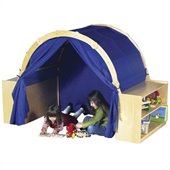 Guidecraft Birch Playhouse Hideaway with Bookshelves
