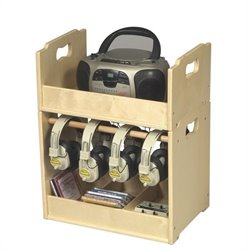 Guidecraft Stacking Audio Storage Units