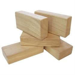 Guidecraft 5 Pieces Hardwood Unit Block Set