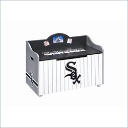 Guidecraft Major League Baseball White Sox Toy Box