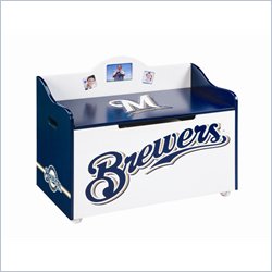 Guidecraft Major League Baseball Brewers Toy Box