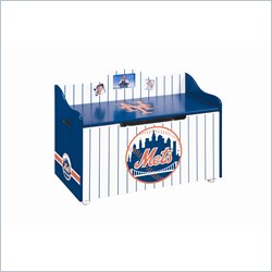 Guidecraft Major League Baseball Mets Toy Box