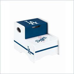Guidecraft Major League Baseball Dodgers Storage Step-Up