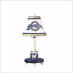 Guidecraft Major League Baseball Brewers Table Lamp