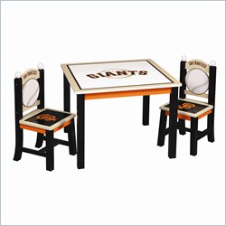 Guidecraft Major League Baseball Giants Table and Chairs Set