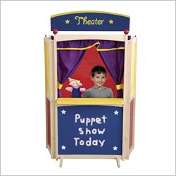 Guidecraft Hardwood Center Stage Puppet Theater