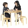 ADD TO YOUR SET: Guidecraft Nordic Wooden Natural Table and Chairs